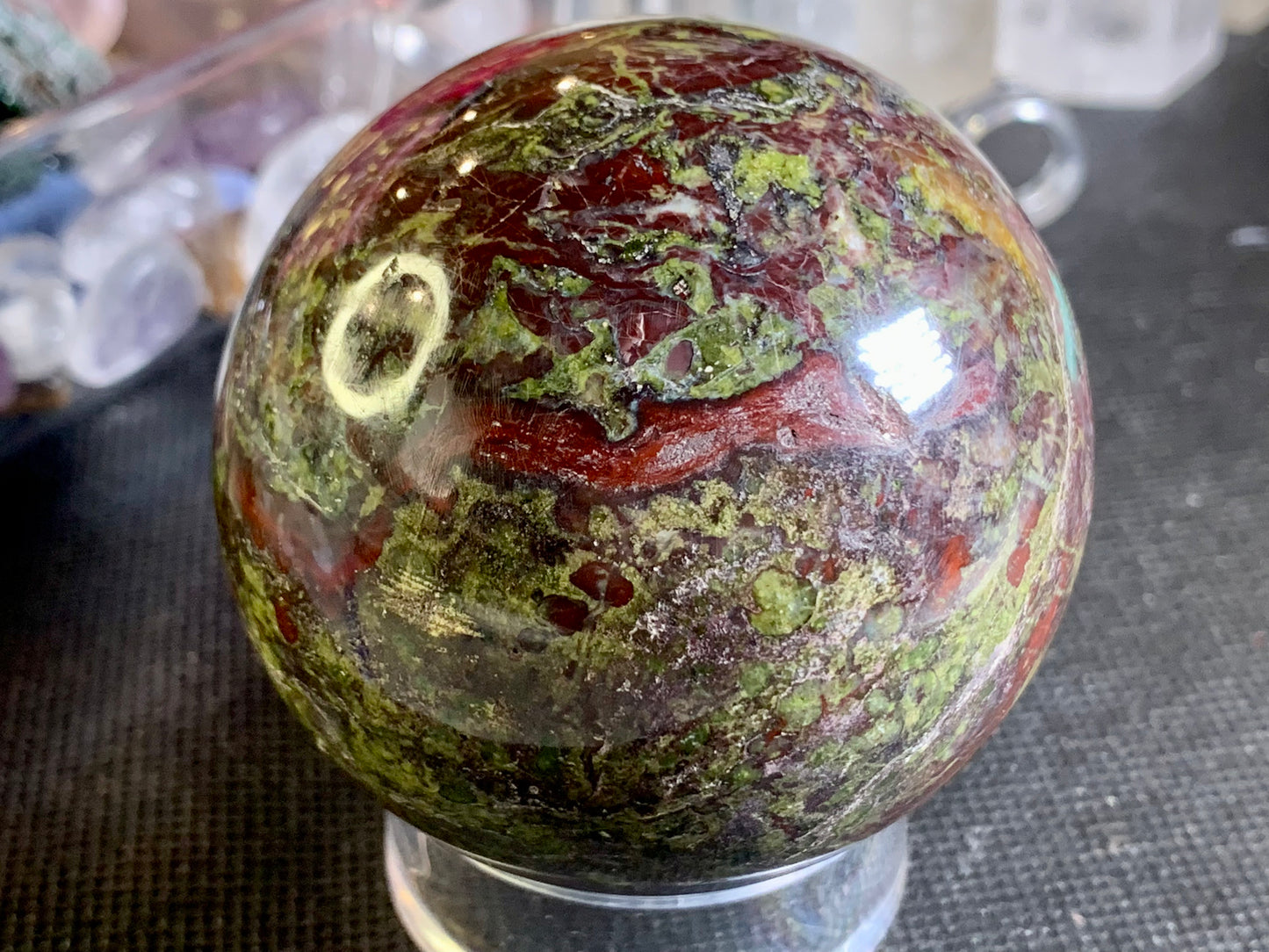 Dragon Blood Stone Sphere