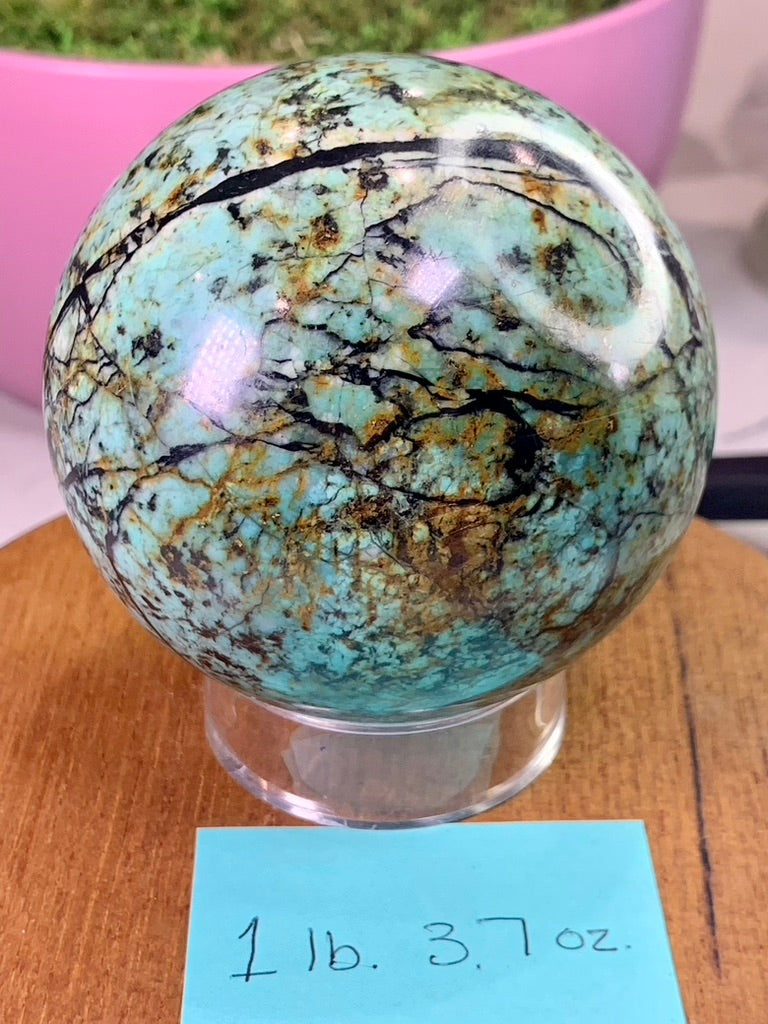 Chrysocolla Sphere