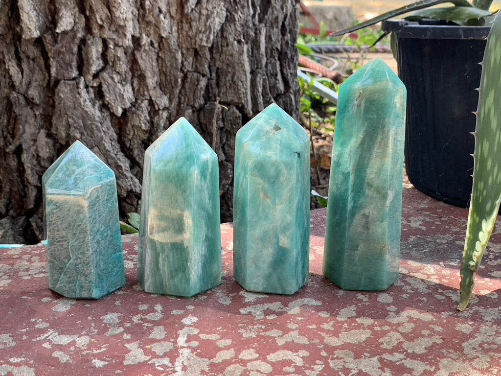 Amazonite Crystal Point