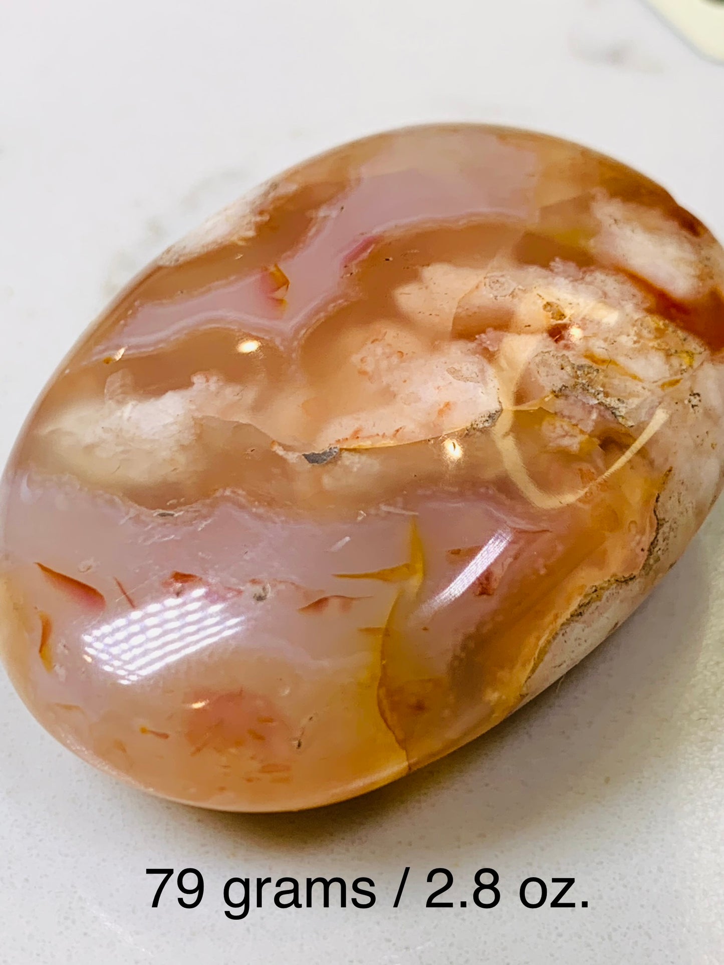 Flower Agate Palmstones