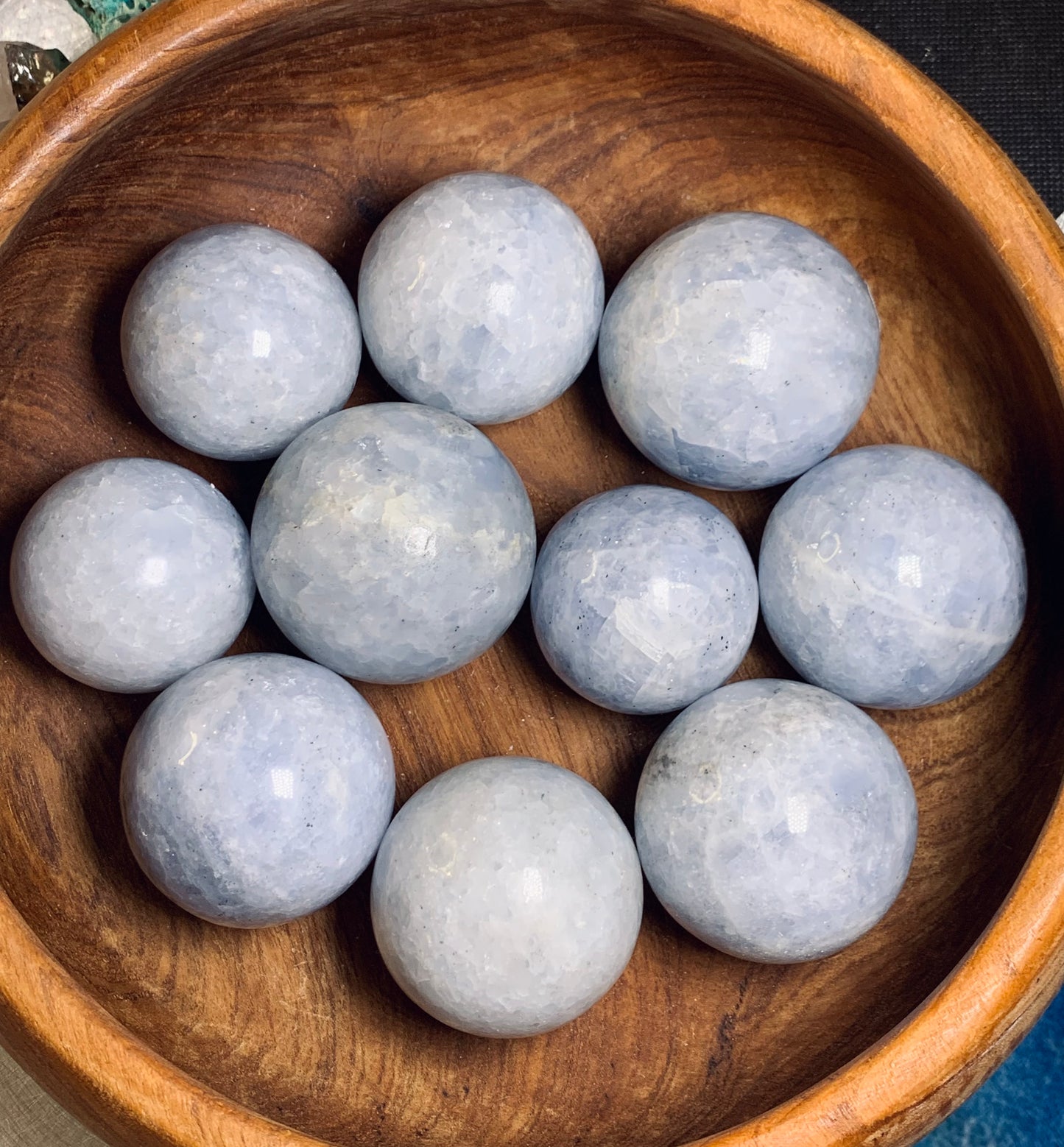 Blue Calcite Sphere