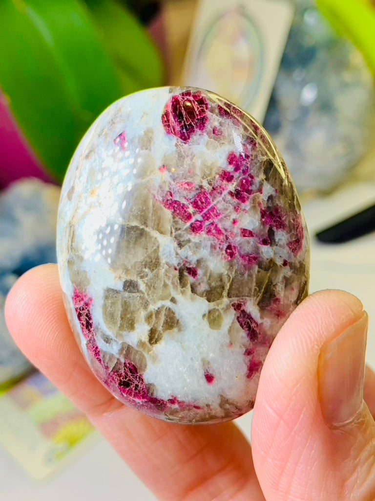 Rubellite Tourmaline-Palm Stones