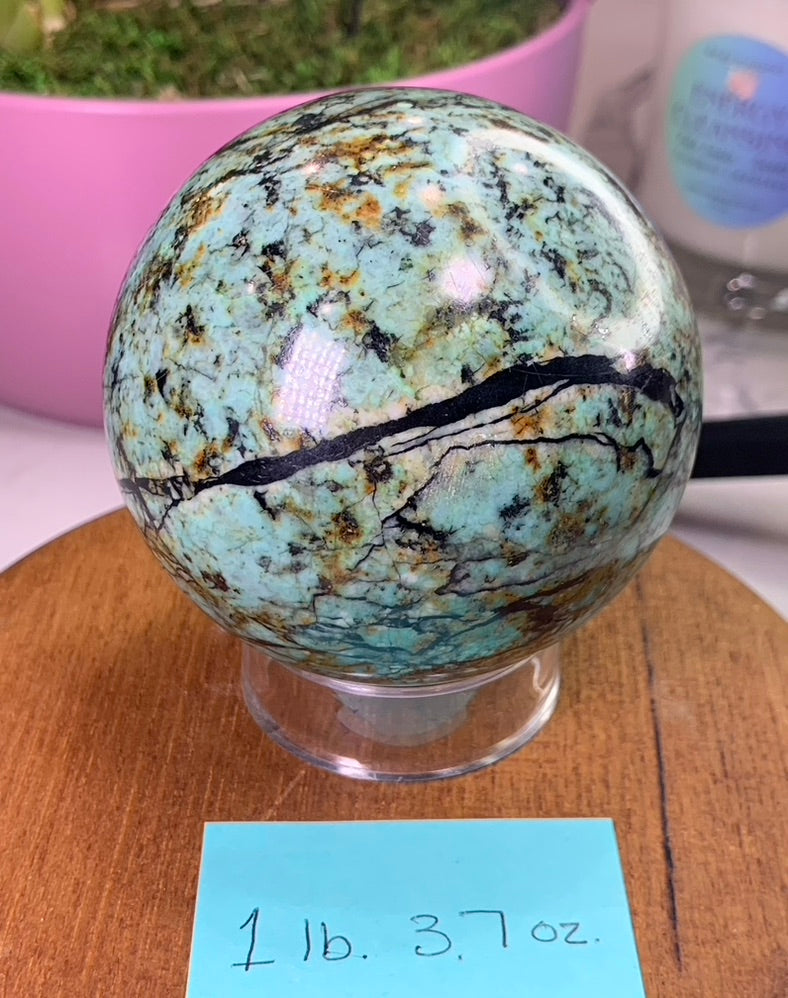 Chrysocolla Sphere