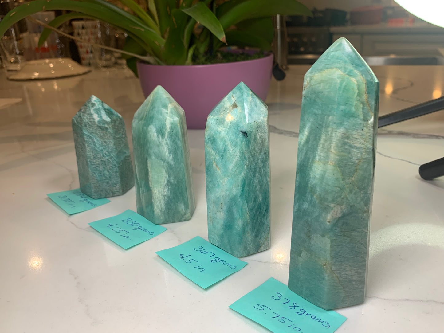 Amazonite Crystal Point