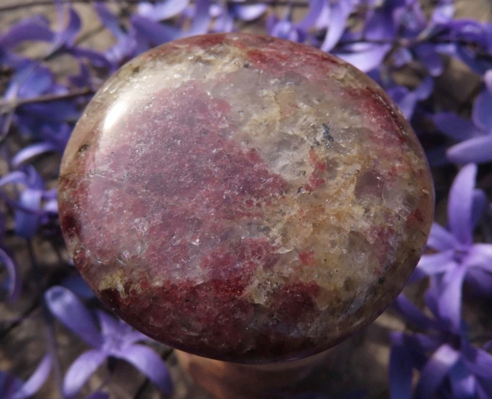 Rubellite Tourmaline-Palm Stones