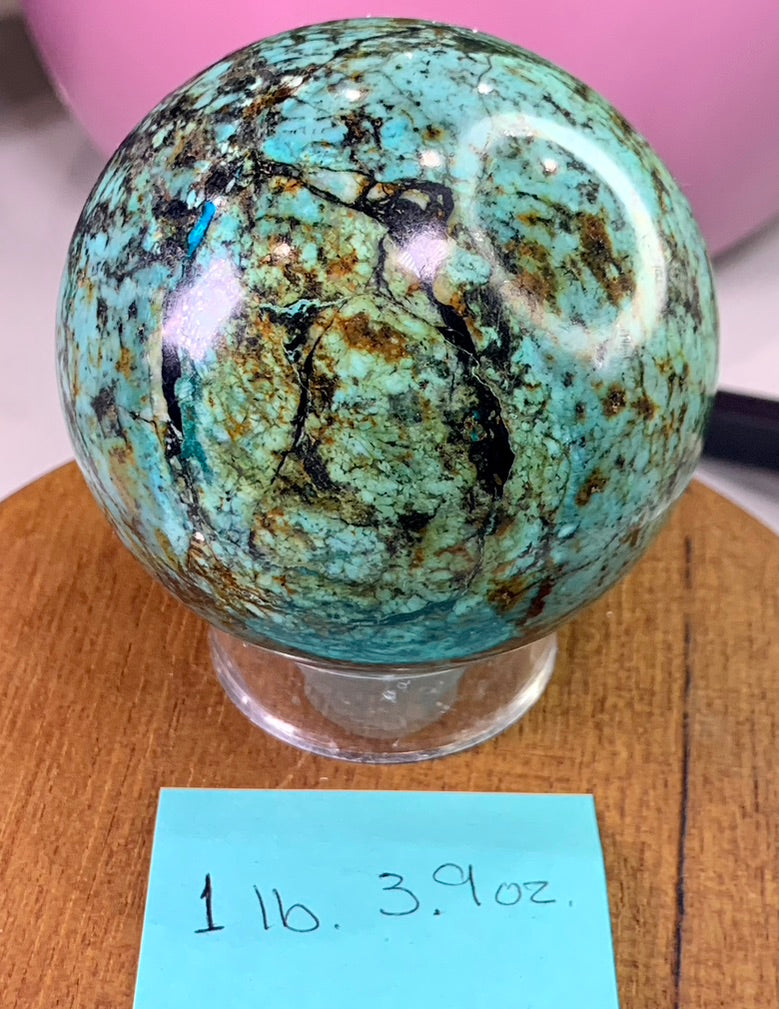 Chrysocolla Sphere