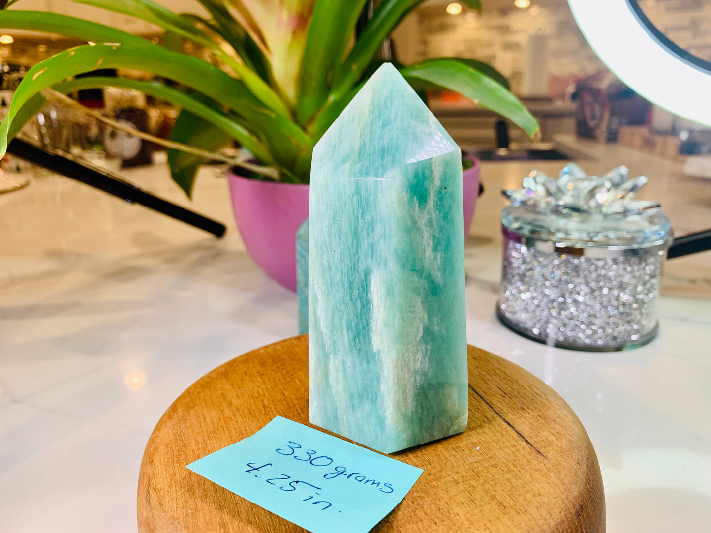 Amazonite Crystal Point