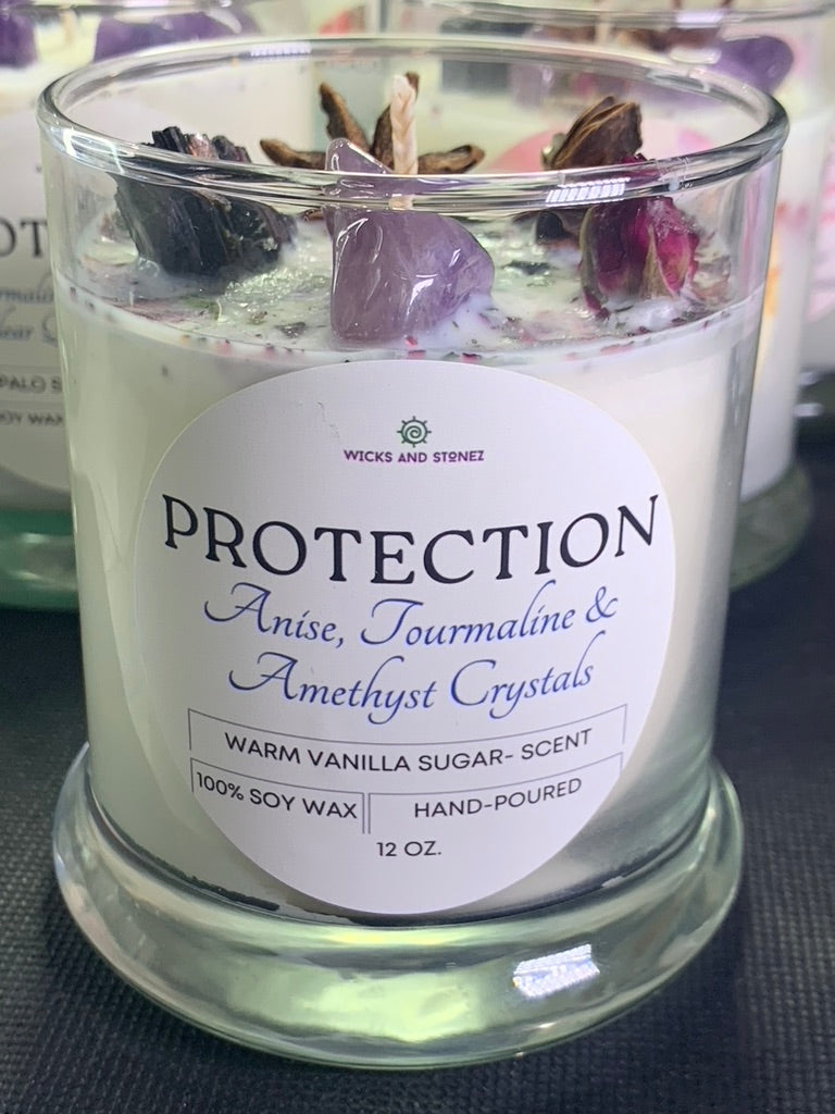 CRYSTAL CANDLE - PROTECTION