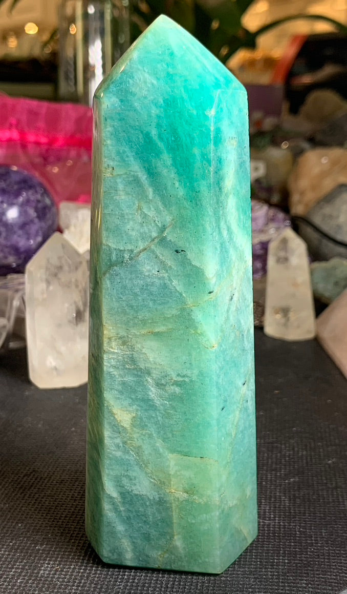 Amazonite Crystal Point