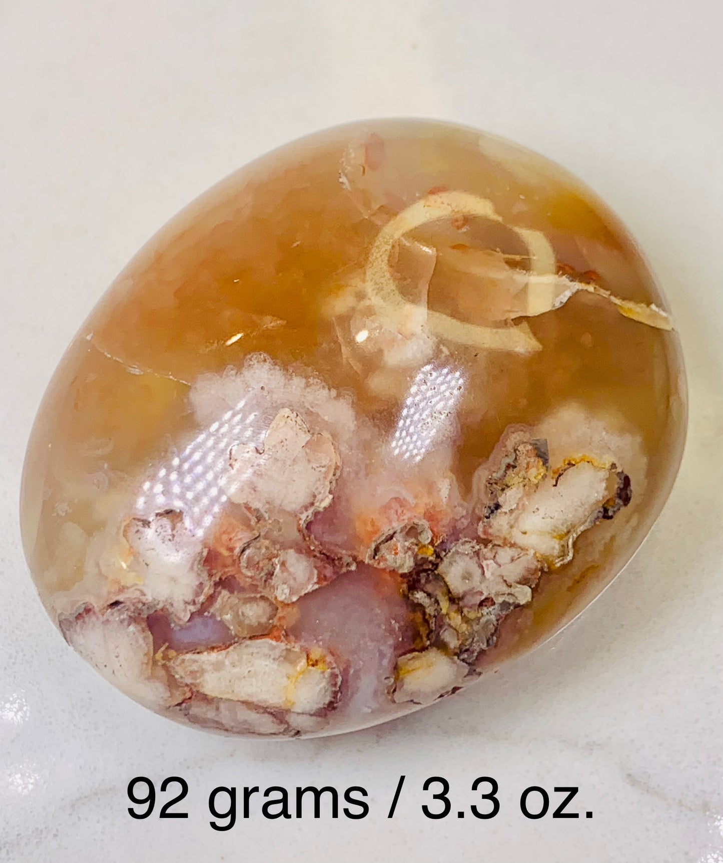 Flower Agate Palmstones