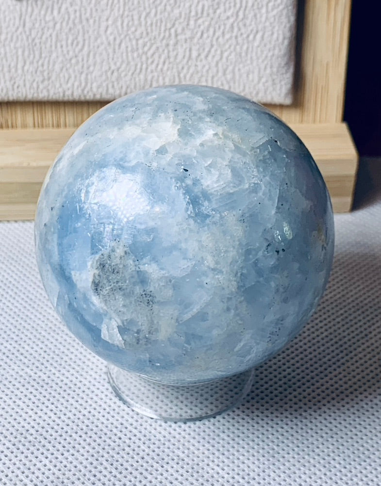 Blue Calcite Sphere