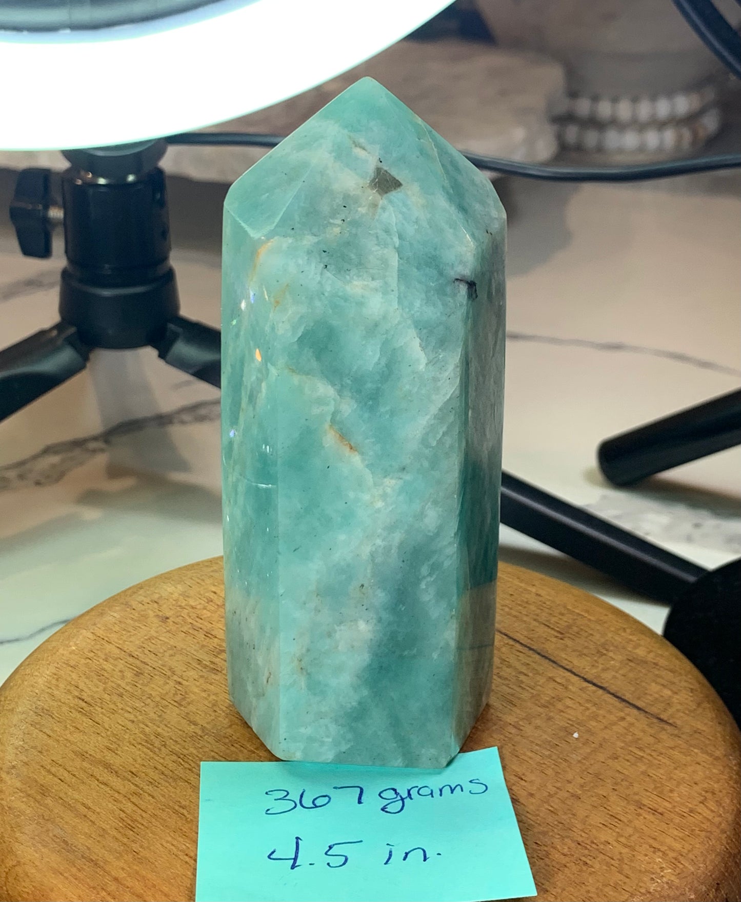 Amazonite Crystal Point