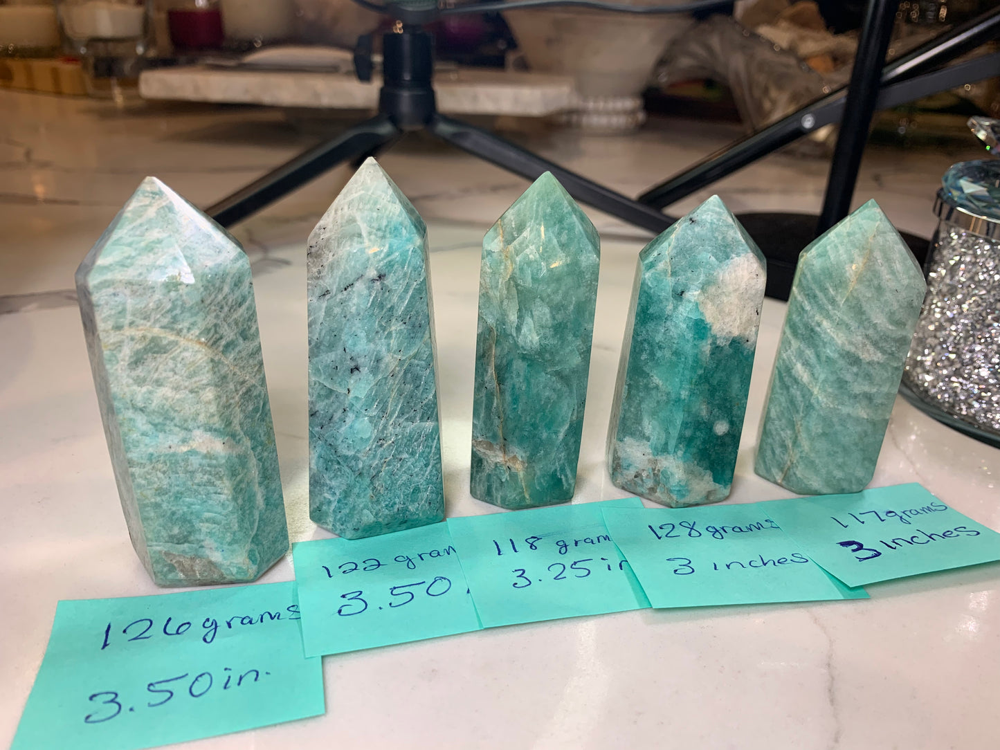 Amazonite Crystal Point