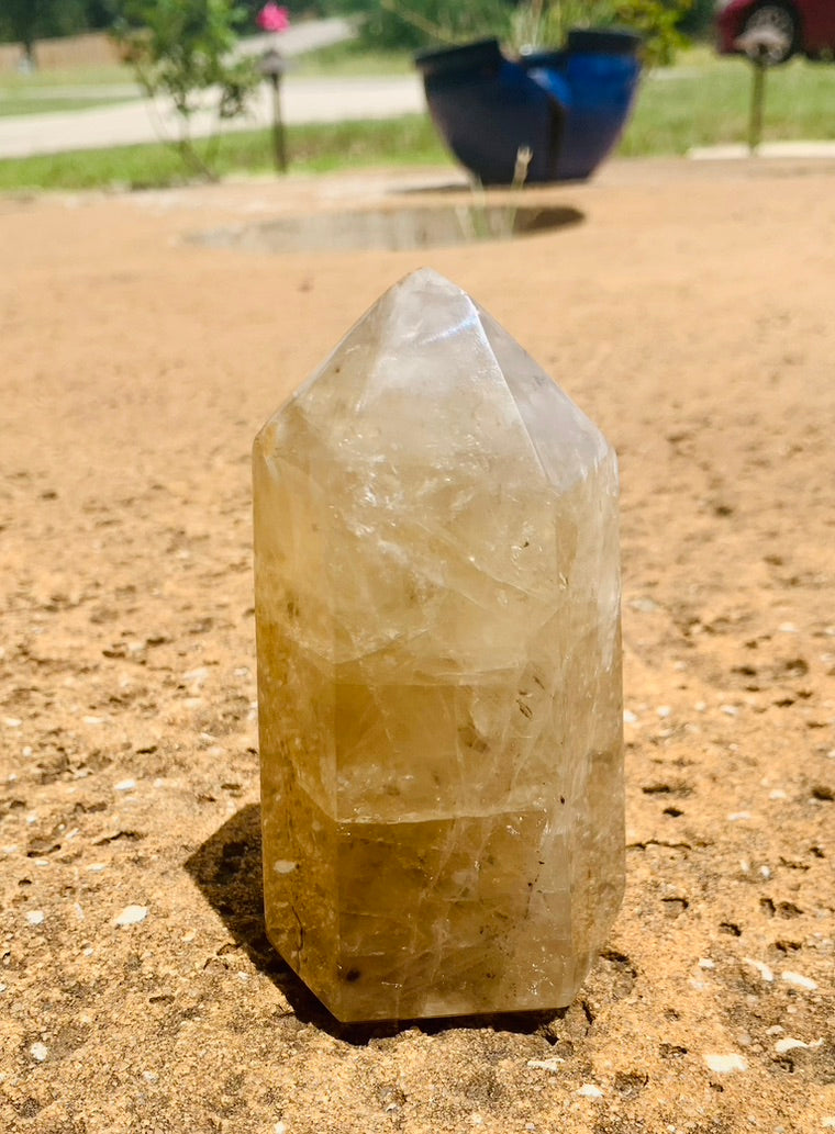 Citrine Crystal Point