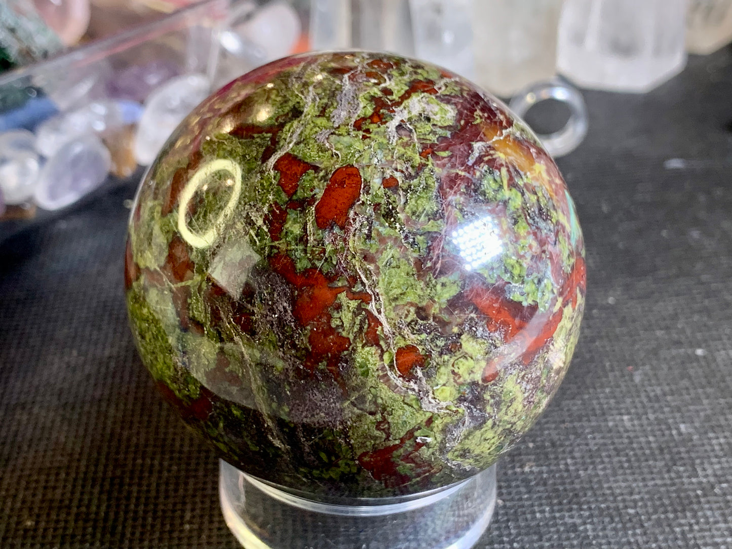 Dragon Blood Stone Sphere