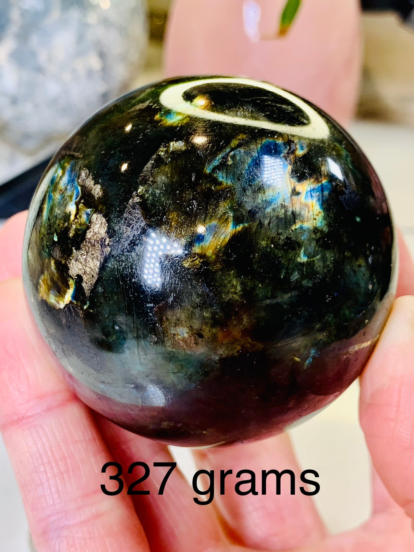 Labradorite Crystal Sphere