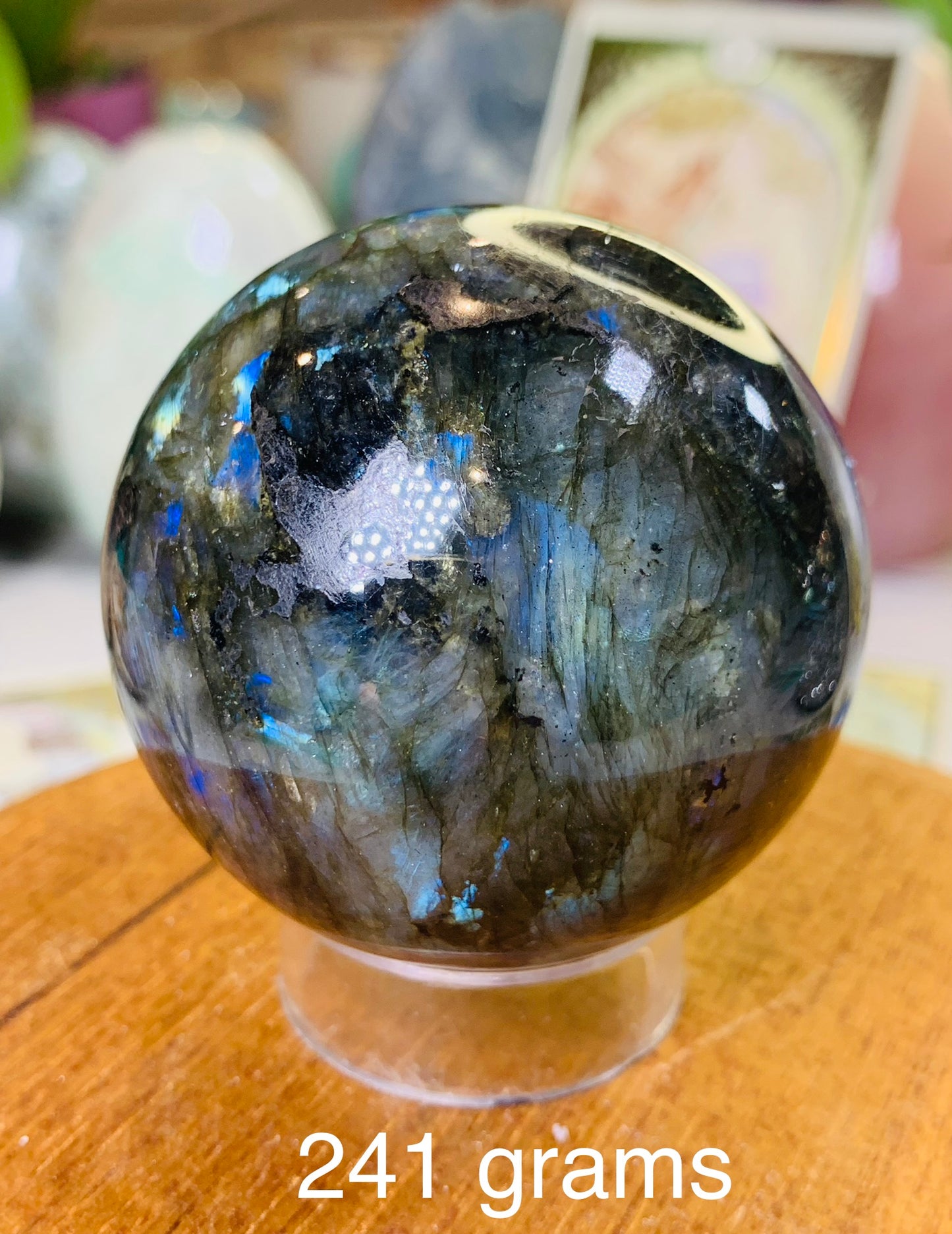 Labradorite Crystal Sphere