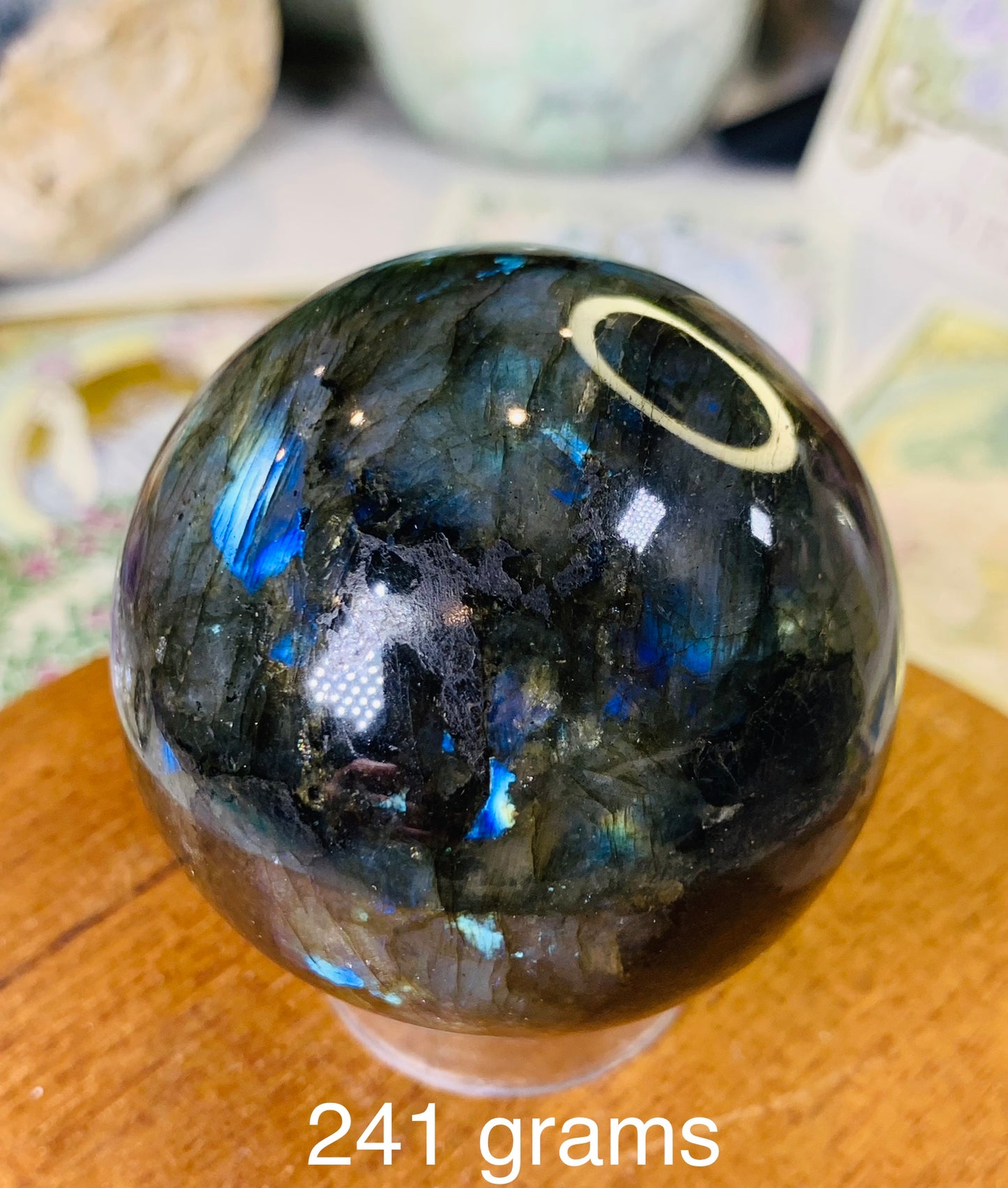 Labradorite Crystal Sphere