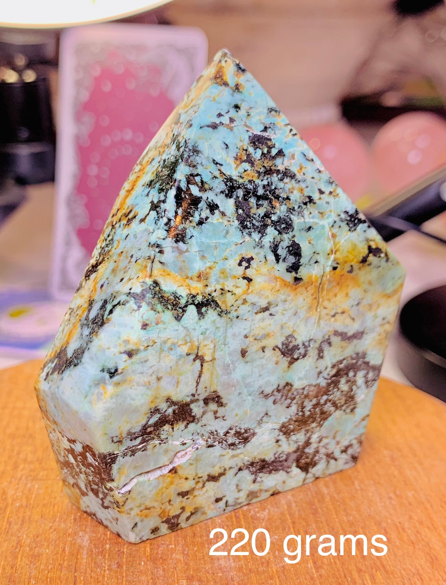 Chrysocolla Crystal Tower