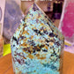 Chrysocolla Crystal Tower