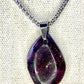 Garnet Stainless Steel Necklace