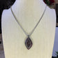 Garnet Stainless Steel Necklace