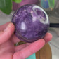 Lepidolite Crystal Sphere