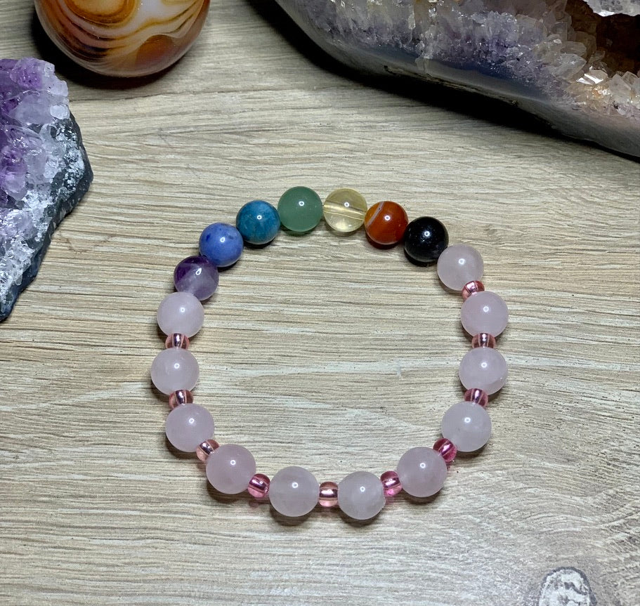 Chakra Bracelet Wicks and Stonez