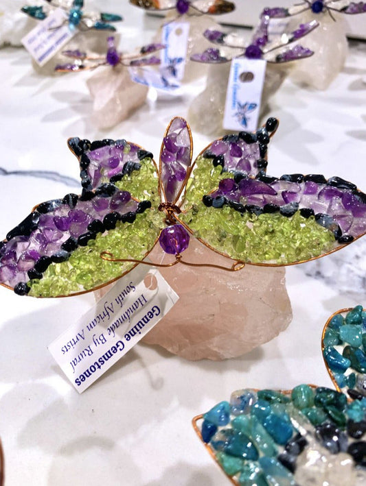 Crystal Gemstone Butterfly Wicks and Stonez