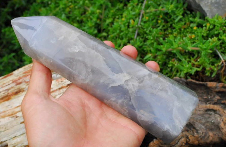 Blue Quartz Points