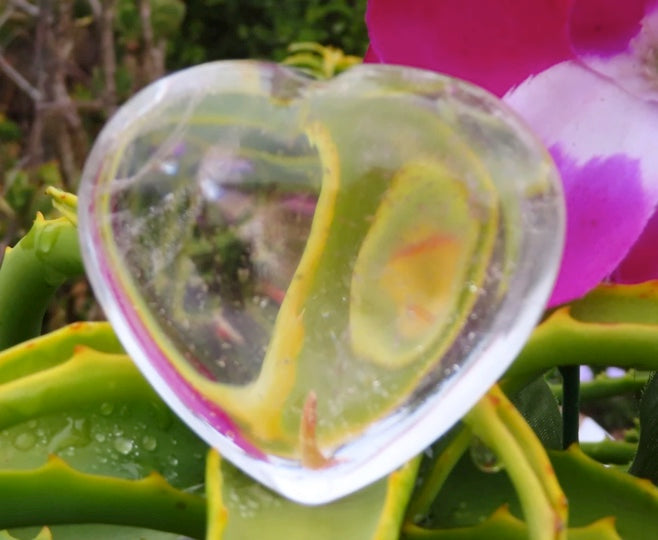 Quartz Crystal Hearts Wicks and Stonez