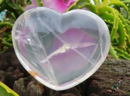 Quartz Crystal Hearts Wicks and Stonez